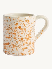 Hot Pottery Set of 4 Burnt Orange Splatter Mugs - Image 2 of 5