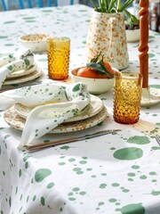Hot Pottery Set of 4 Pistachio Splatter Linen Napkins - Image 2 of 3