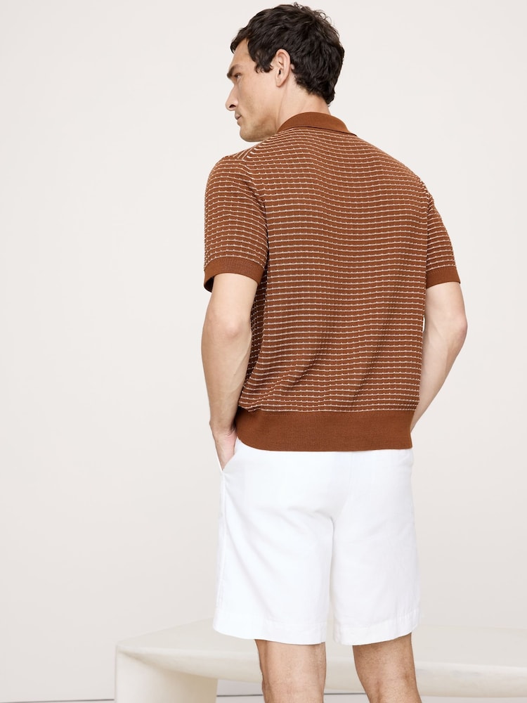 Chemise Banana Republic Rayure en maille de coton - Image 2 de 4