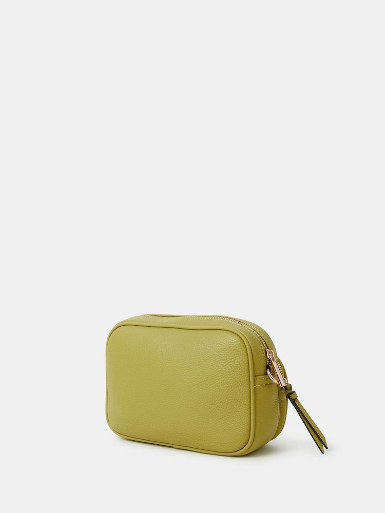 Accessorize Green Double Zip Camera Bag - Image 2 of 5 Accessorize Green Double Zip Camera Bag - Image 2 of 5