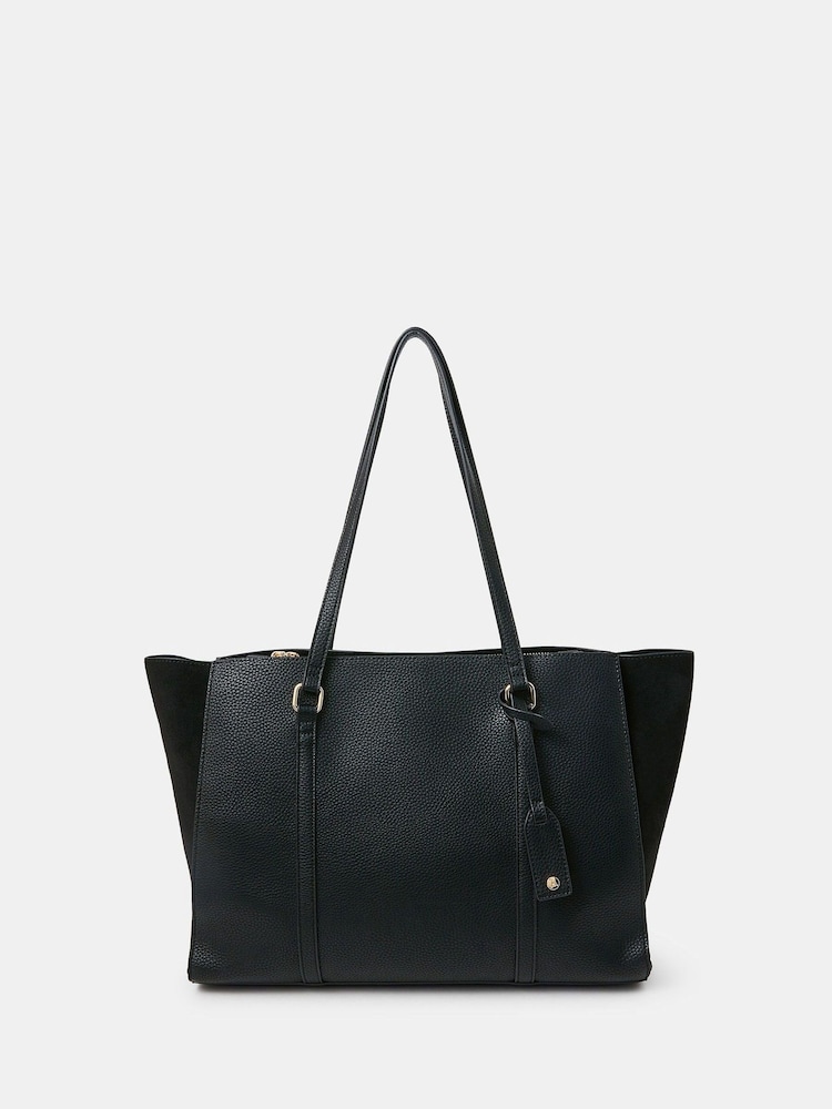 Accessorize Double Zip Tote Bag - Imagen 1 de 4