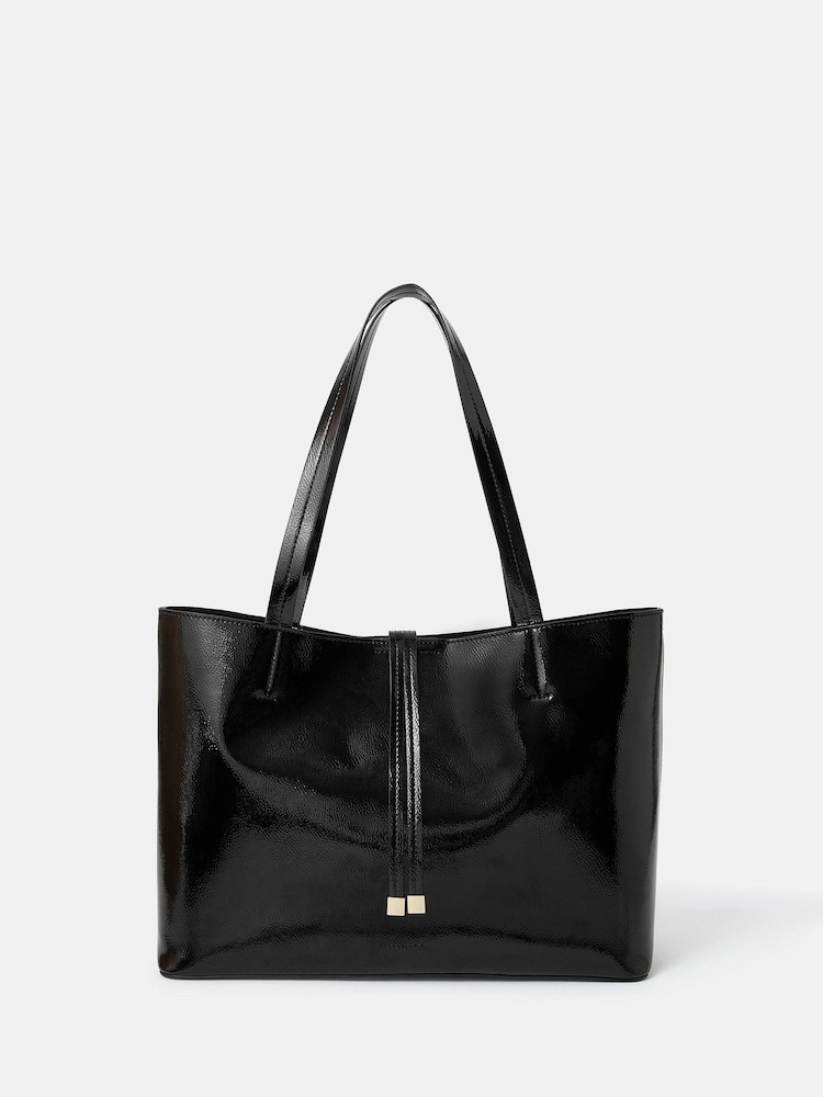 Accessorize Patent Tote Bag - Image 1 of 4