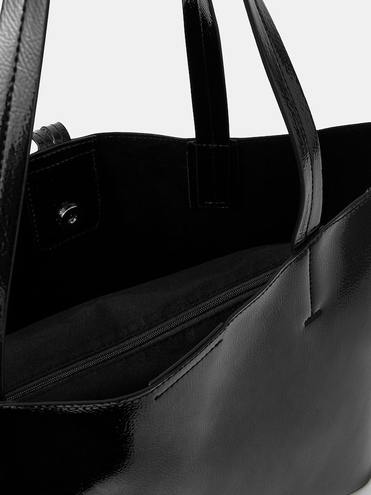 Accessorize Patent Tote Bag - Image 4 of 4