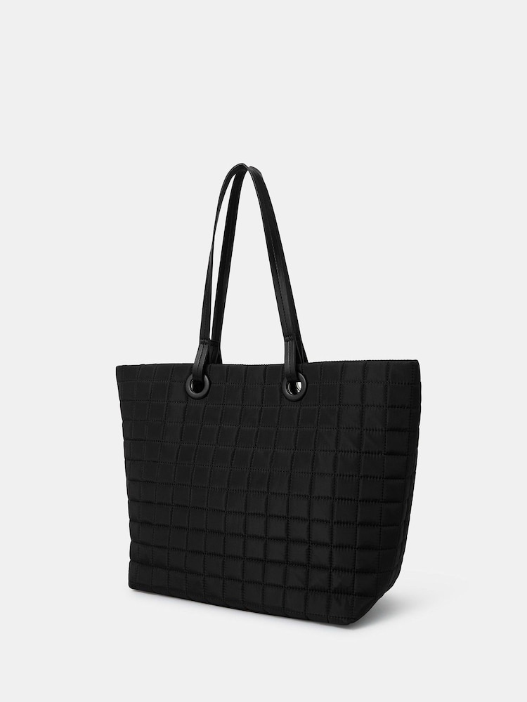 Accessorize Quilted Nylon Tote Bag - Image 2 of 5