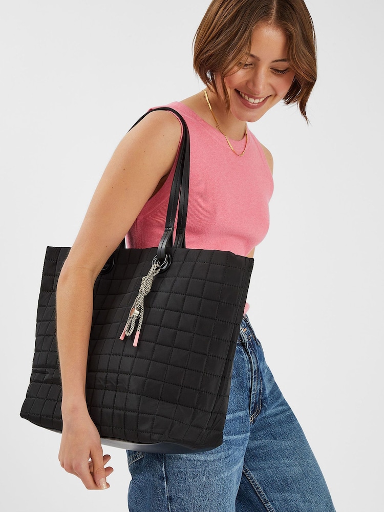 Accessorize Quilted Nylon Tote Bag - Image 5 of 5