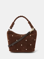 Accessorize Suedette Stud Handbag - Imagem 1 de 5