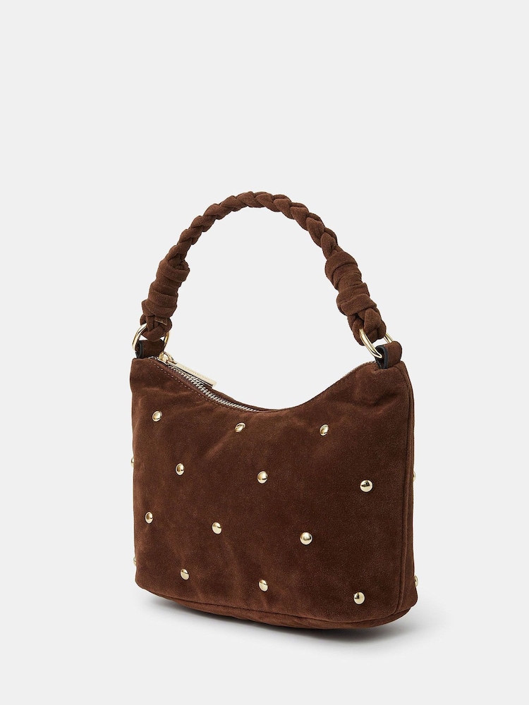 Accessorize Suedette Stud Handbag - Imagem 2 de 5