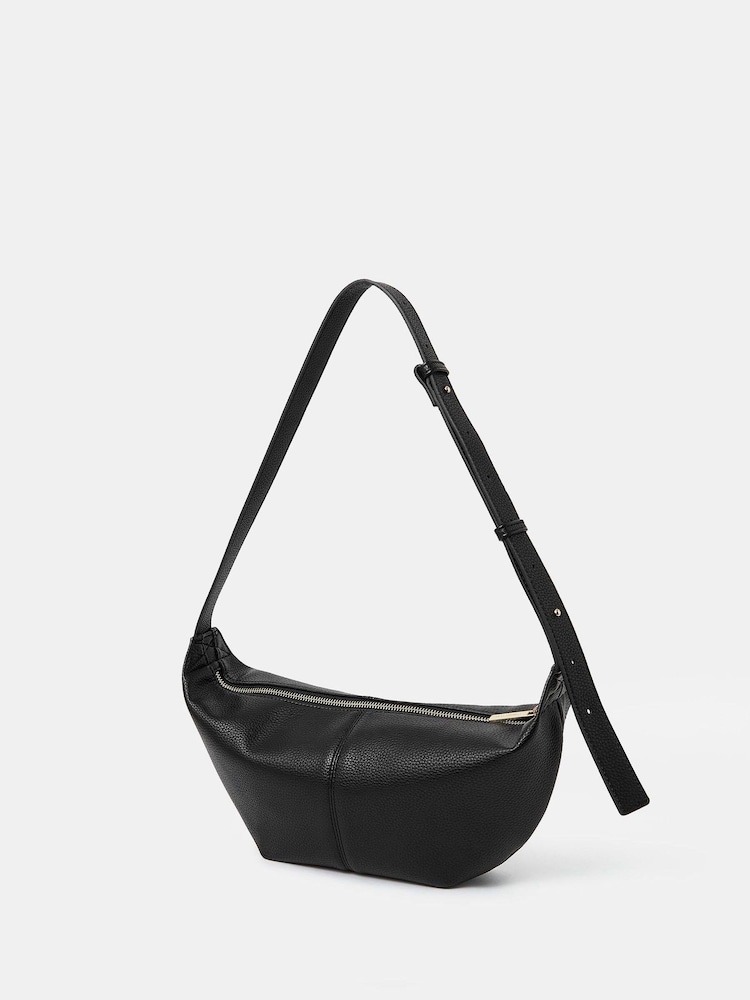 Accessorize Black Cross-Body Sling Bag - Image 2 of 5 Accessorize Black Cross-Body Sling Bag - Image 2 of 5