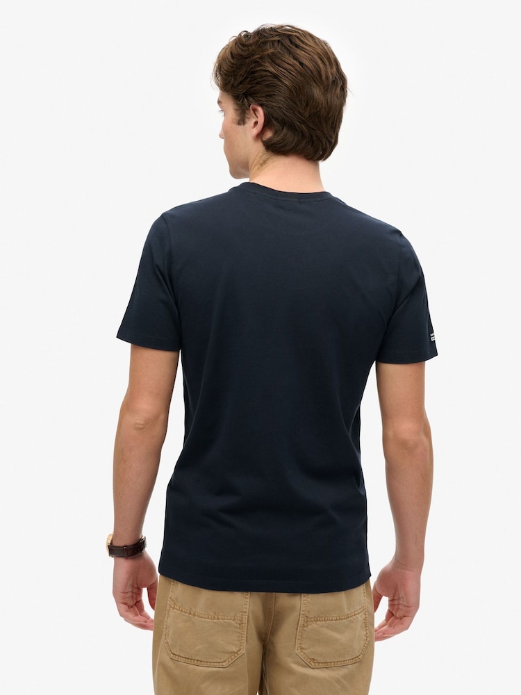 Superdry Blue City T-Shirt - Image 2 of 3