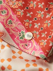 Superdry Pink Patchwork Mini Shirt Dress - Image 7 of 8