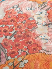 Superdry Pink Printed Jacquard Hanky Hem Dress - Image 7 of 7