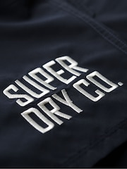 Superdry Blue Nautical Logo 17 Inch Swim Shorts - Image 8 of 8