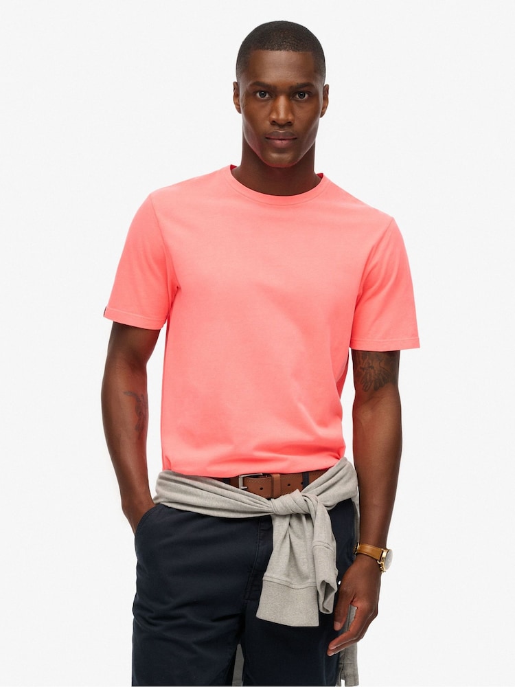 Superdry Pink Classic Essential T-Shirt - Image 1 of 5