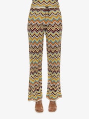 Superdry Multi Zig Zag Knit Wide Trousers - Image 3 of 6