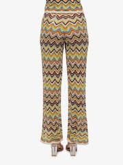 Superdry Multi Zig Zag Knit Wide Trousers - Image 4 of 6