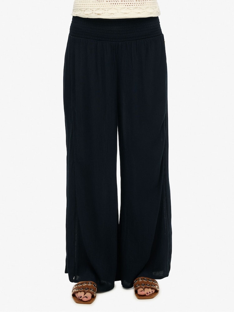 Superdry Blue Beach Jogger - Image 1 of 7 Superdry Blue Beach Jogger - Image 1 of 7