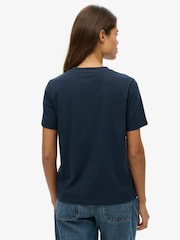 Superdry Blue Relaxed Lo-Fi Outdoor T-Shirt - Image 2 of 6