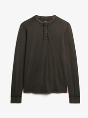 Superdry Lightweight Textured Grandad Top - Bild 5 von 6