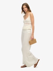 Superdry White Beach Trouser - Image 3 of 7