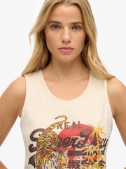 Superdry Vintage Logo Tokyo Scoop Neck vest - Imagen 4 de 6