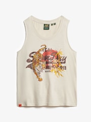 Superdry Vintage Logo Tokyo Scoop Neck vest - Imagen 5 de 6