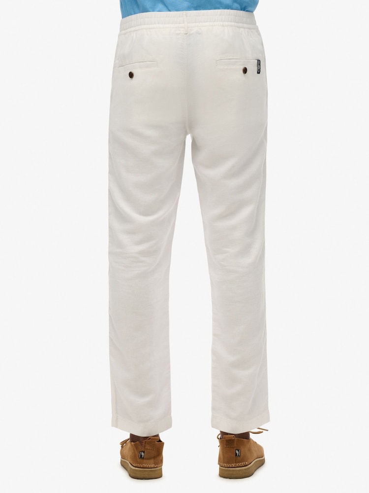 Superdry The Merchant Store Linen Trouser - Imagem 2 de 6