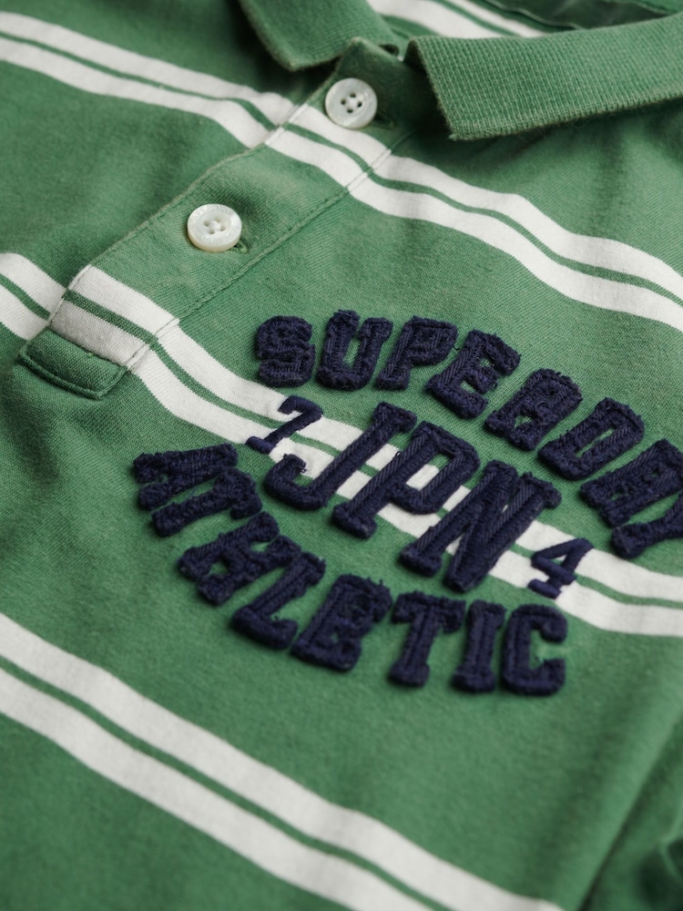 Superdry Vintage Athletic Jersey Polo Shirt - Imagen 6 de 6