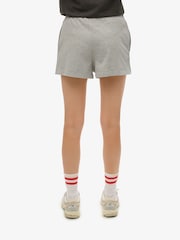 Superdry Grey Athletic Essentials Graphic Print Shorts - Image 2 of 7