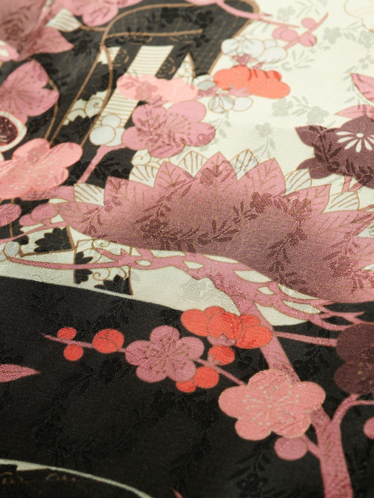 Superdry Pink Mandarin Jacquard Mini Dress - Image 7 of 7