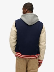 Superdry Hooded College Bomber Jacket - Imagen 3 de 5