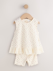 Red & White Vest and Shorts Set 2 Pack (3mths-7yrs) - Image 7 of 11