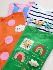 Rainbow T-Shirts 4 Pack (3mths-7yrs) - Image 7 of 9