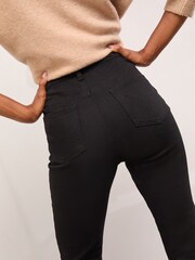 Lipsy Black Petite Glam Pocket Skinny Leg Jeans - Image 4 of 5