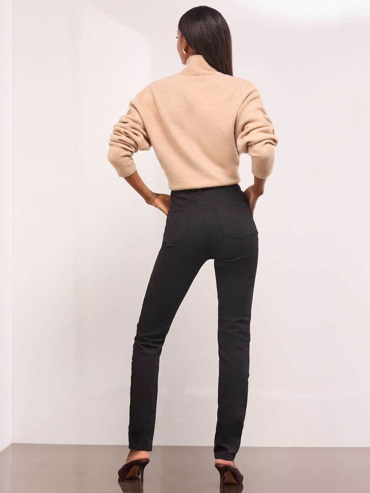 Lipsy Black Petite Glam Pocket Skinny Leg Jeans - Image 5 of 5