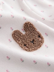 Pink Ribbed Short Sleeve Tops 5 Pack (3mths-7yrs) - Image 9 of 9