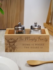 Personalised Highland Mini Wooden Storage Crate by PMC - Image 1 of 3