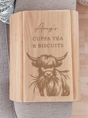Personalised Highland Cow Concrete Plant Pot by PMC - Image 2 of 3