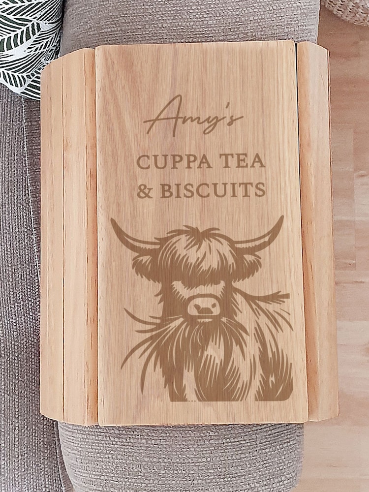 Personalised Highland Cow Concrete Plant Pot by PMC - Image 2 of 3