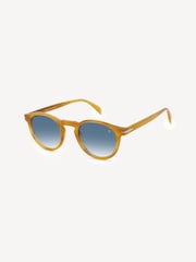 Eyewear by David Beckham Rectangular Gold Black Gunglasses - Image 4 of 4