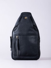 Lakeland Leather Black Explorer Sling Bag - Image 2 of 8