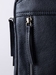 Lakeland Leather Black Explorer Sling Bag - Image 7 of 8