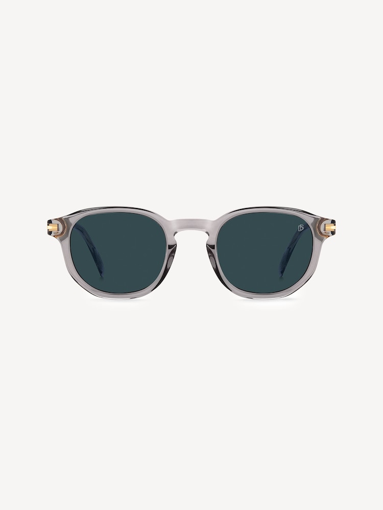Eyewear by David Beckham Round Grey Sunglasses - Image 2 of 4