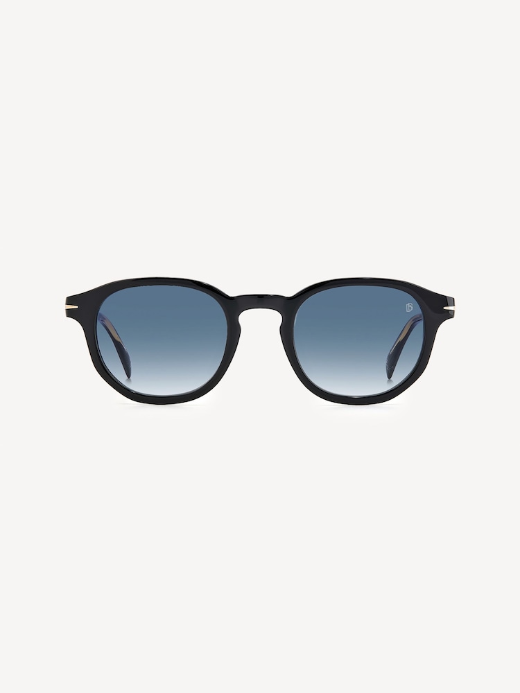 Eyewear by David Beckham Round Black Sunglasses - Image 2 of 4