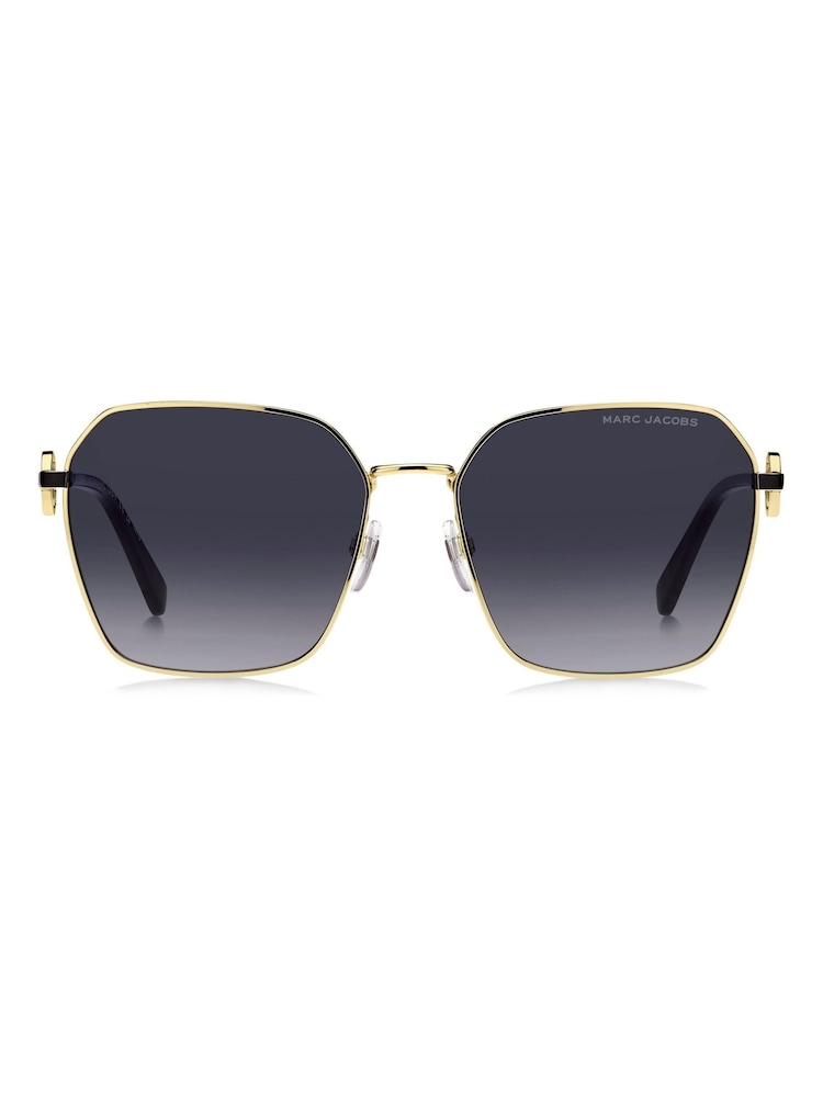 Marc Jacobs Square Gold Sunglasses - Imagem 2 de 4