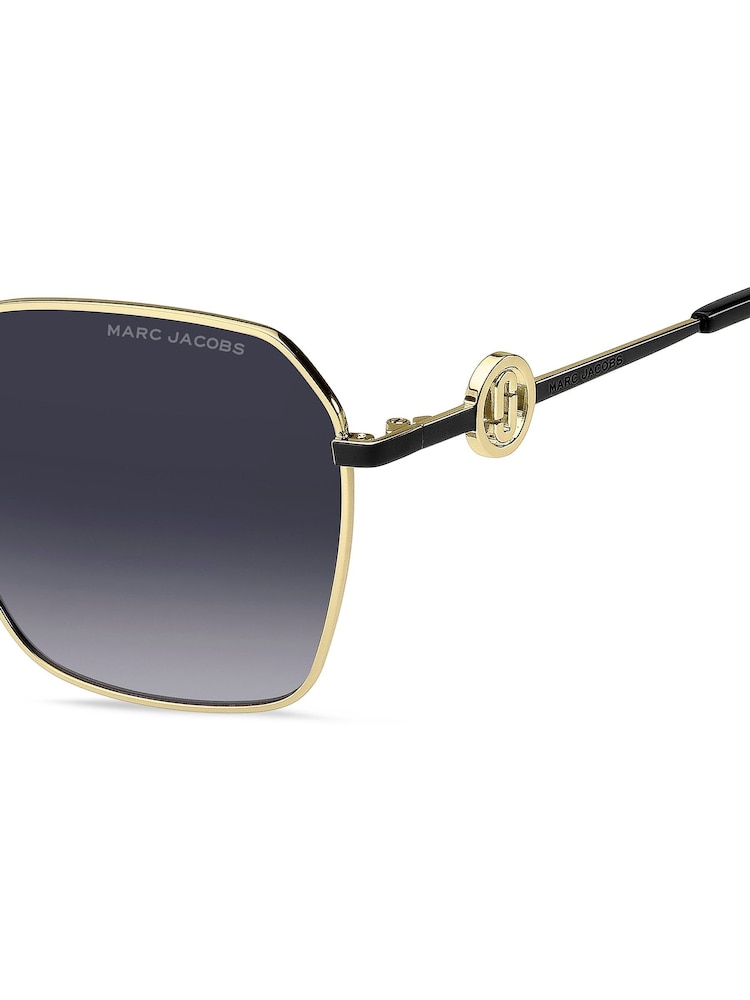 Marc Jacobs Square Gold Sunglasses - Imagem 4 de 4