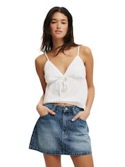 Cotton On Blue Original Denim Mini Skirt - Image 1 of 5