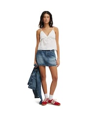 Cotton On Blue Original Denim Mini Skirt - Image 2 of 5