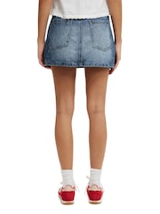 Cotton On Blue Original Denim Mini Skirt - Image 3 of 5
