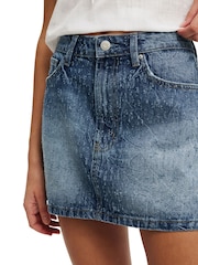 Cotton On Blue Original Denim Mini Skirt - Image 5 of 5