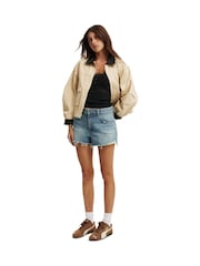 Cotton On Blue Chrome Original Denim Shorts - Image 3 of 6